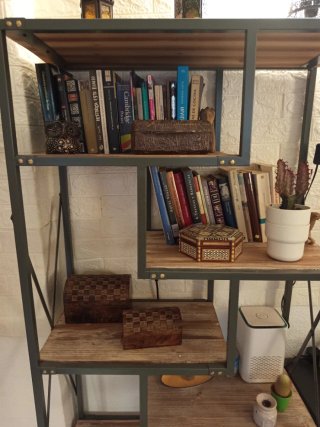 Mueble TV y Estantería Librería