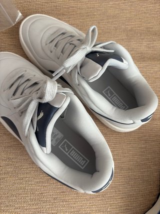 Zapatillas Puma Grises y Azul Marino