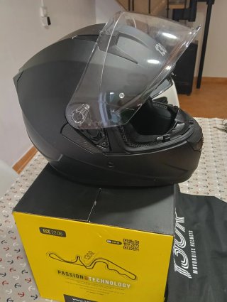 Casco Moto 130R Negro Nuevo