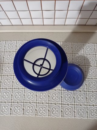 Dosatore Tupperware Blu Trasparente