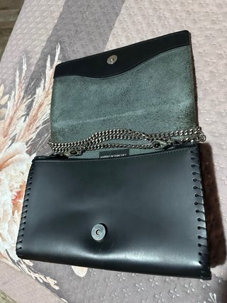 Borsa in pelle con stampa floreale