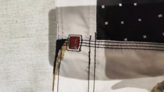Bañador Quiksilver Negro y Rojo