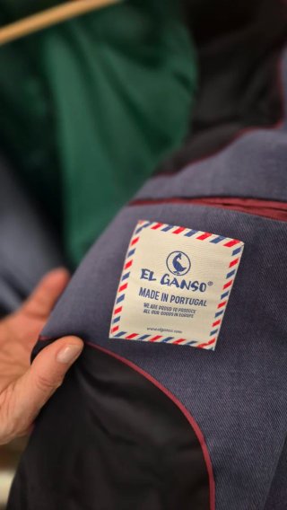 Blazer El Ganso Azul con coderas