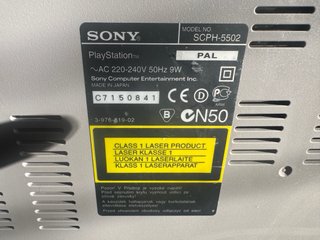 Playstation 1 SCPH-5502 Lee Todo+Extras