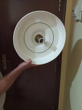Lámpara de techo de cerámica