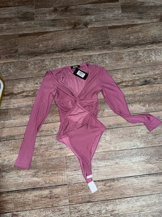 Body MOSS rosa con nudo