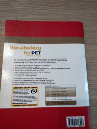 Cambridge Vocabulary for PET Edition without an...