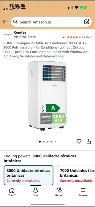 Aire Acondicionado Portátil GOPLUS