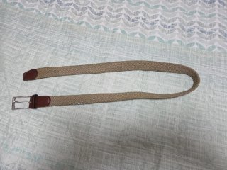 Cinturón caballero de rafia.