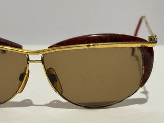 Occhiali da sole Valentino vintage oro