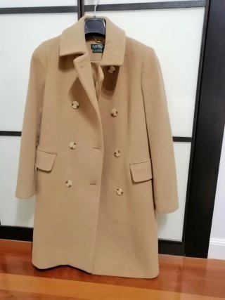 Abrigo Ralph Lauren Beige Mujer