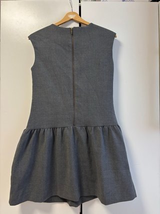 Vestido Gris Zara Talla M