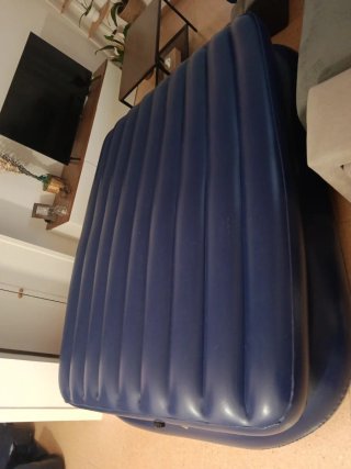 Colchón hinchable camping plástico