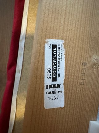 Sillón EKTORP Ikea Rojo