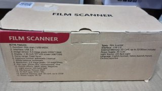 Scanner portatile LCD per negativi e diapositive