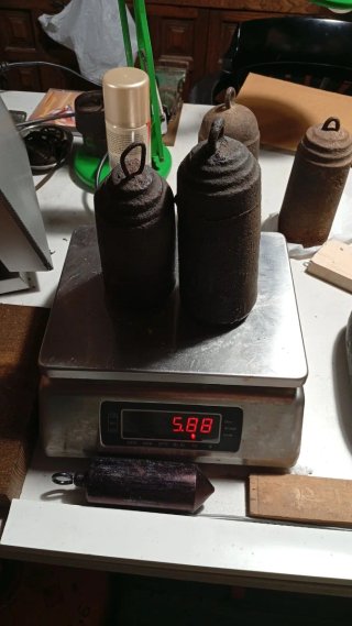 Pesas de reloj Morez