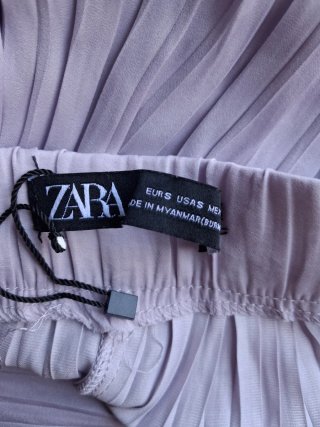 Pantalón Palazzo Zara Lila