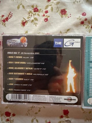 2 CDs Operación Triunfo