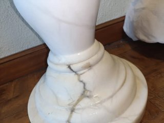 Pedestal de mármol macizo de 140cm aprox