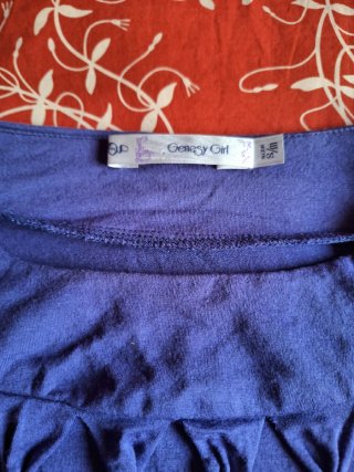 Camiseta azul violeta mujer Genesy talla S