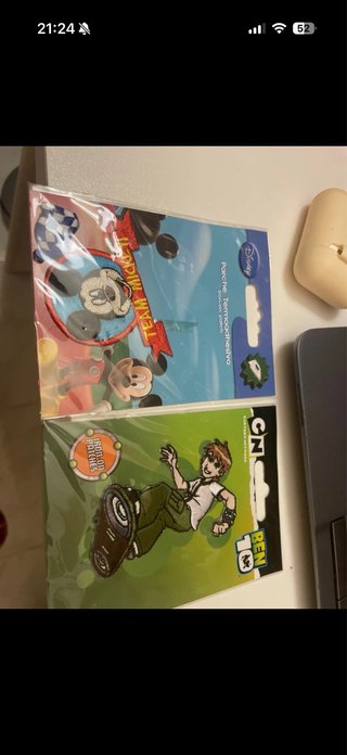 Toppe termoadesive Disney e Ben 10