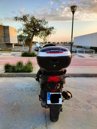 Quadro QV3. Moto 3 Ruedas Negra.