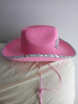Sombrero da cowgirl rosa