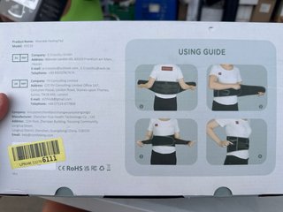 Comfytemp Almohadilla Térmica Lumbar Portátil