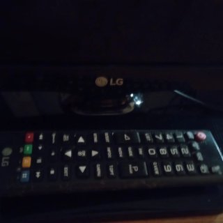 Televisión LG Negra