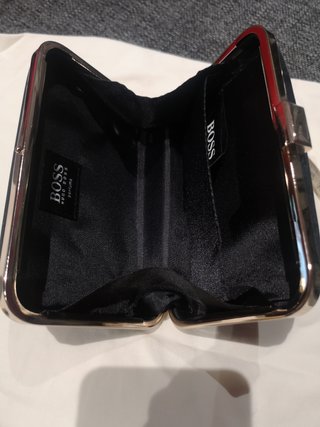 Bolso Hugo Boss Negro y Dorado