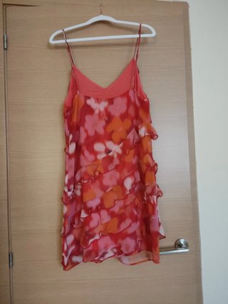 Vestido Desigual floral volantes