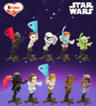 Figuras Kinder Star Wars