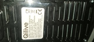Freidora de aire negra qilive