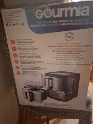 Freidora Gourmia Doble Cesta
