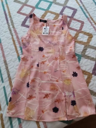 Vestido Desigual floral rosa