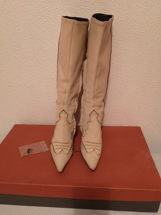 Botas Rebeca Sanver Beige Talla 36