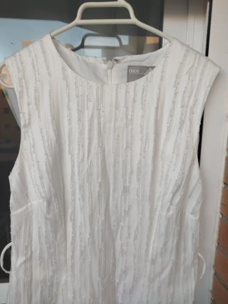 Vestido ASOS blanco