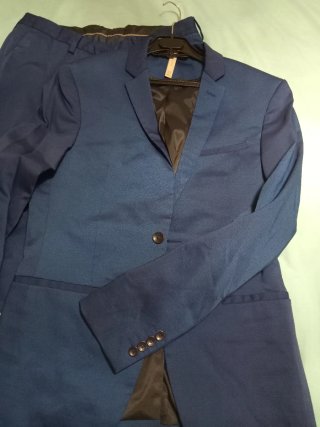 Conjunto de Calças Azuis