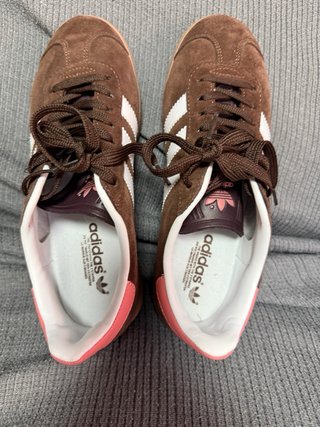 Zapatillas Adidas Gazelle Marrones y Rosas