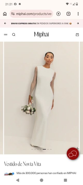 Vestido de Novia Vita Miphai