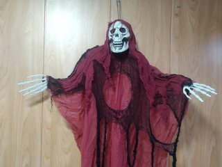 Dos esqueletos decoración Halloween
