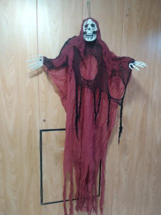 Dos esqueletos decoración Halloween