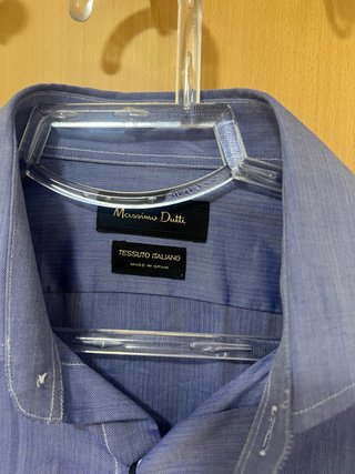 Camisa azul Massimo Dutti
