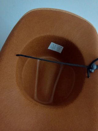 Sombrero Vaquero Sheriff Marrón