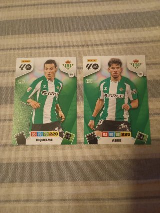 Riquelme y Abde Adrenalyn XL Panini