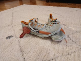 Zapatillas Hoka Competición Pista Naranja/Azu