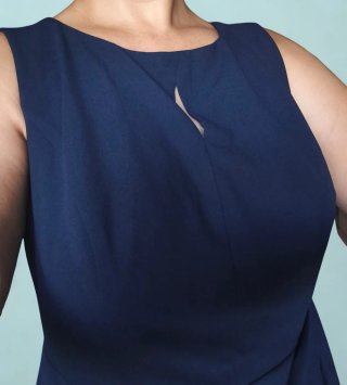 Vestido Auplus Azul Marino Talla XL
