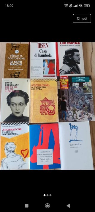 Lotto 9 libri romanzi / classici / fumetti