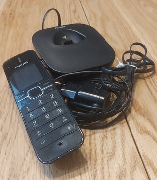 Teléfono Inalámbrico Philips BeNear CD480 Negro