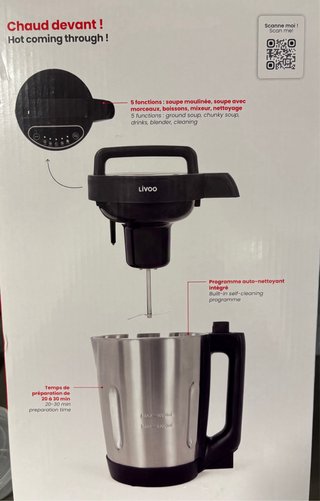 Batidora Calentadora Livoo 1000W